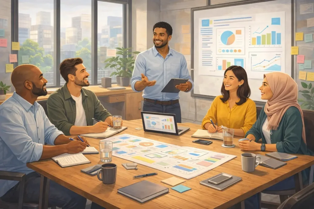 Ontwerpen en implementeren van een werknemerstraining over compensatiebegrip
